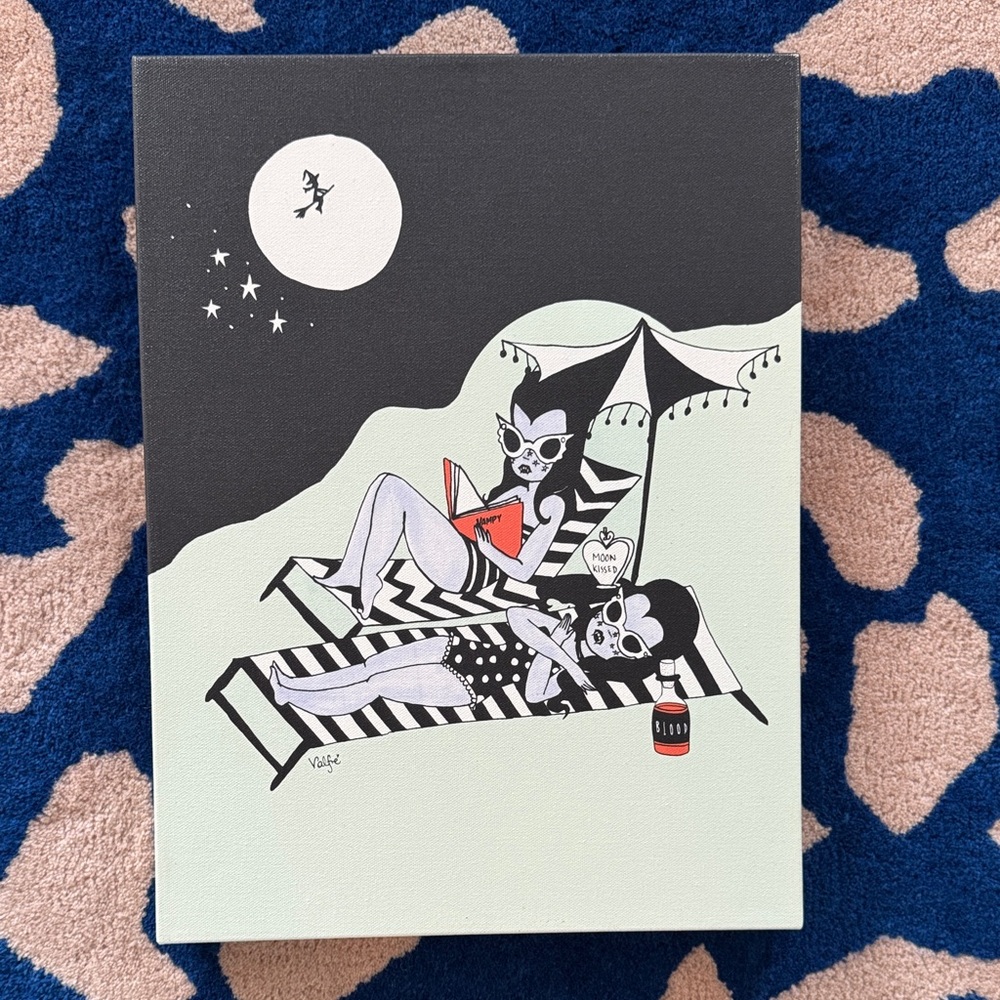 Ilse Valfre “Moon Kissed” Art Canvas 12x16”